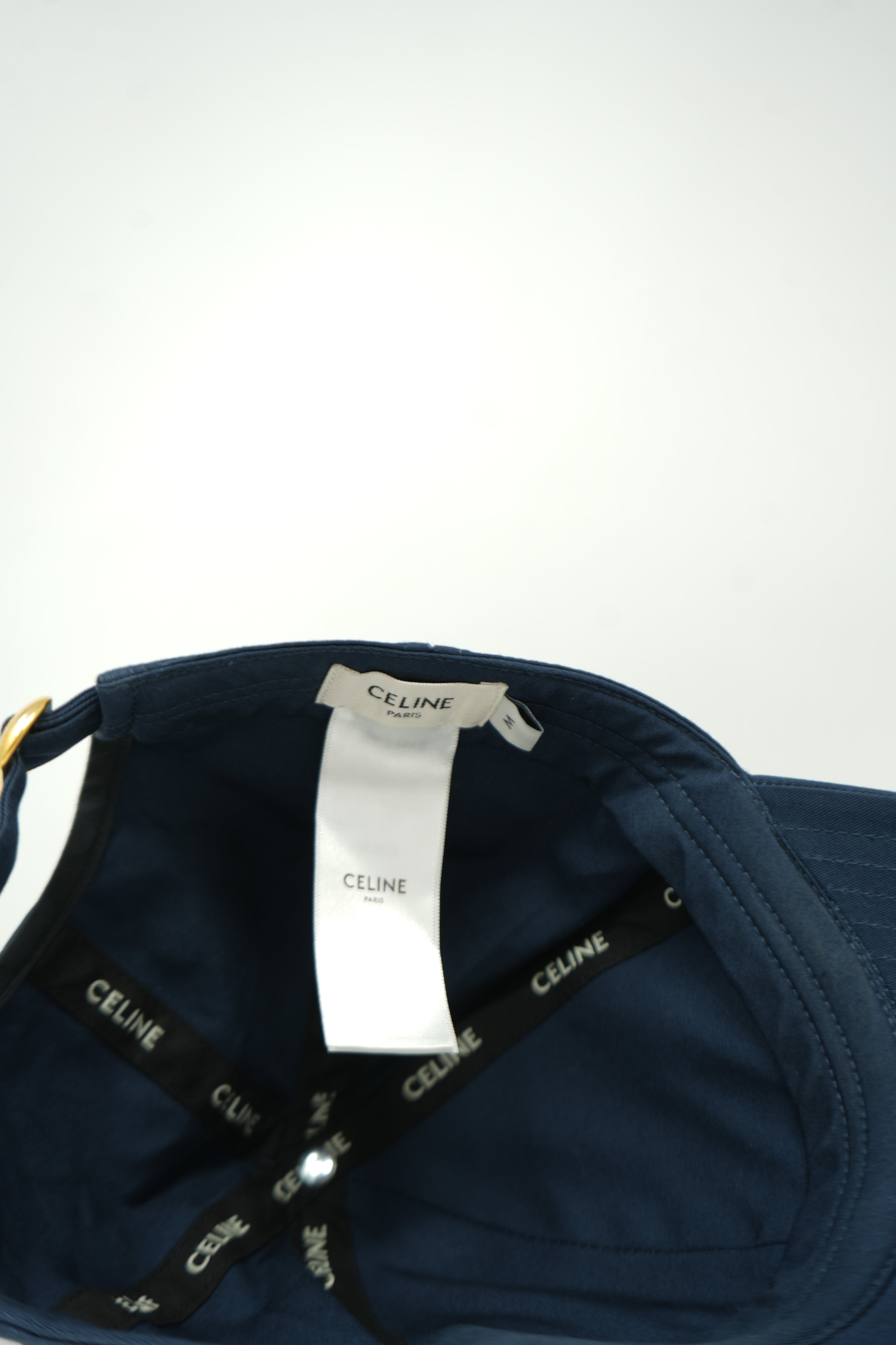 Celine Logo Baseball Cap in Cotton