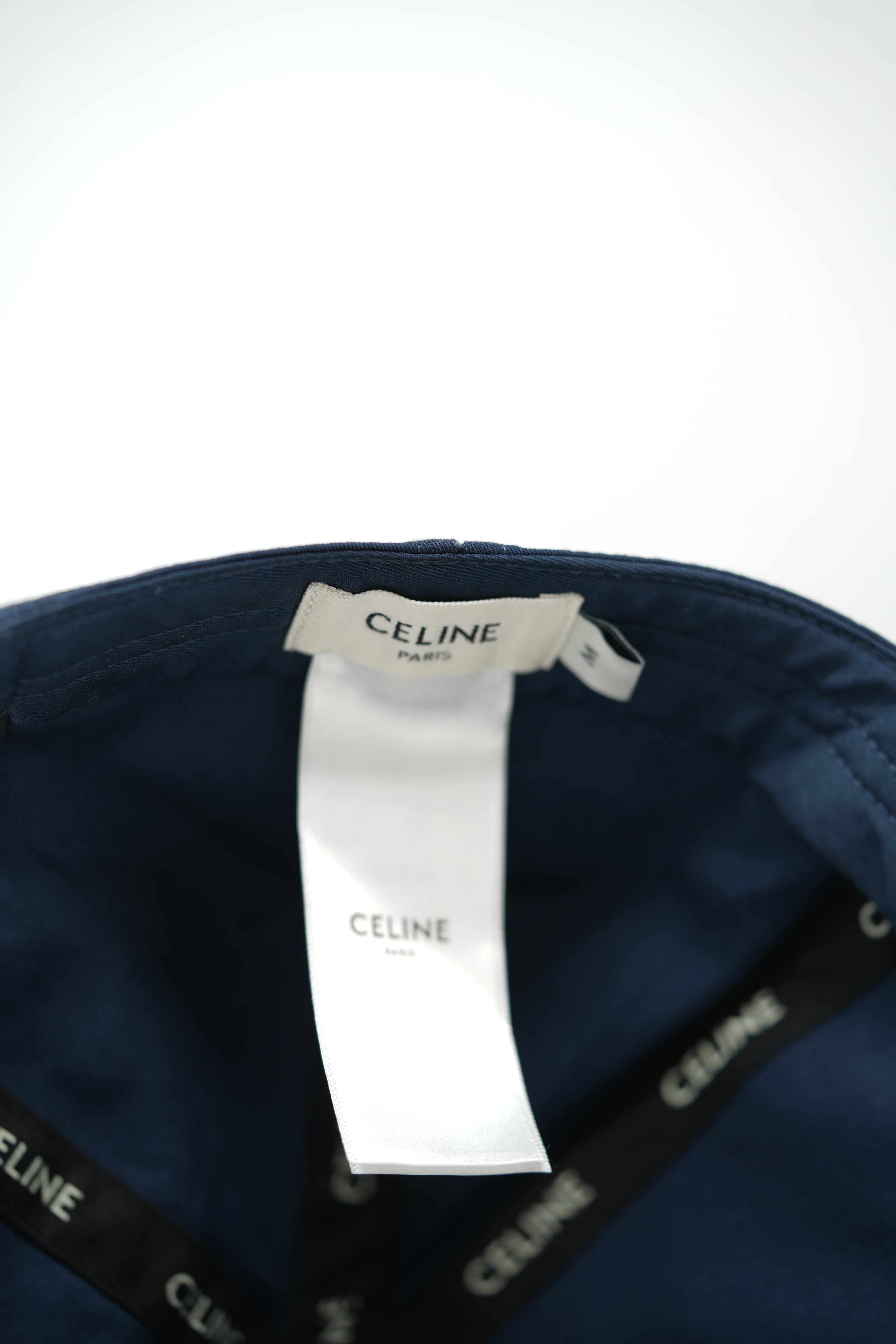 Celine Logo Baseball Cap in Cotton