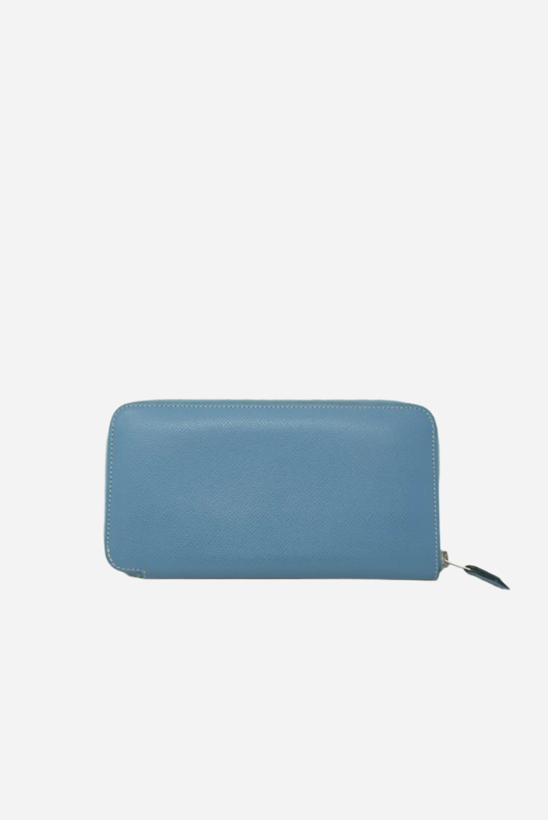 Hermes Epsom Blue Zip Long Wallet Square N 2010