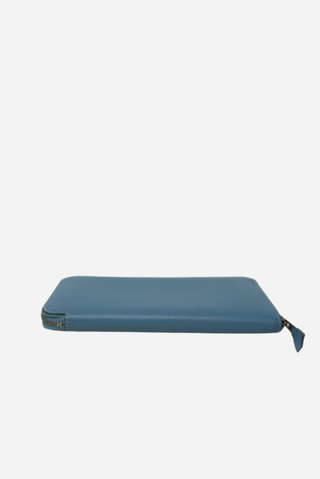 Hermes Epsom Blue Zip Long Wallet Square N 2010