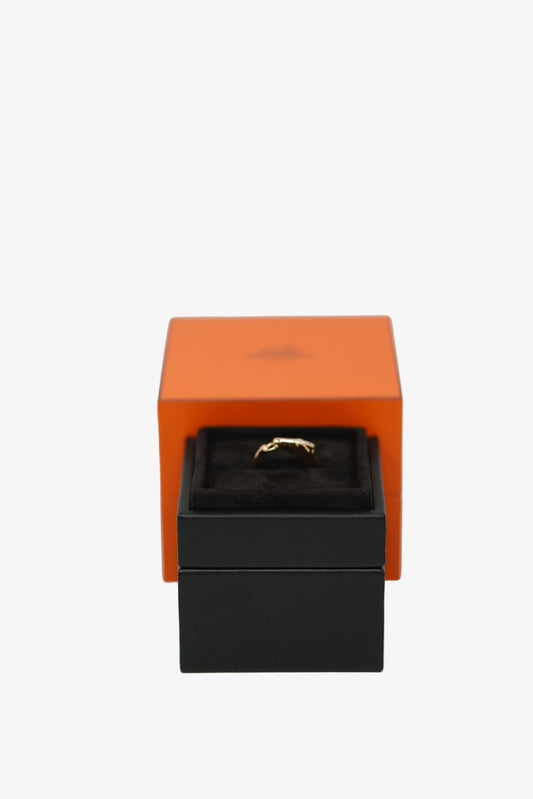 Hermes Galop Ring 18K/Diamond