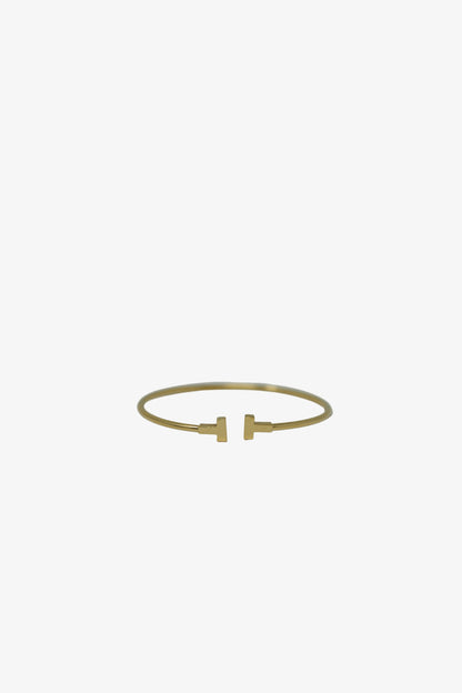 Tiffany T Narrow Bracelet 18K