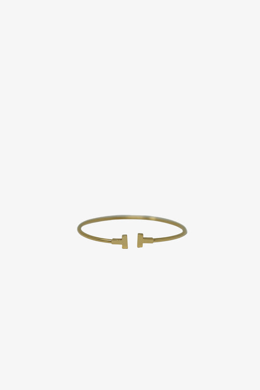 Tiffany T Narrow Bracelet 18K