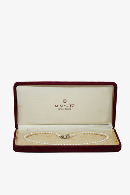 Mikimoto Necklace Silver