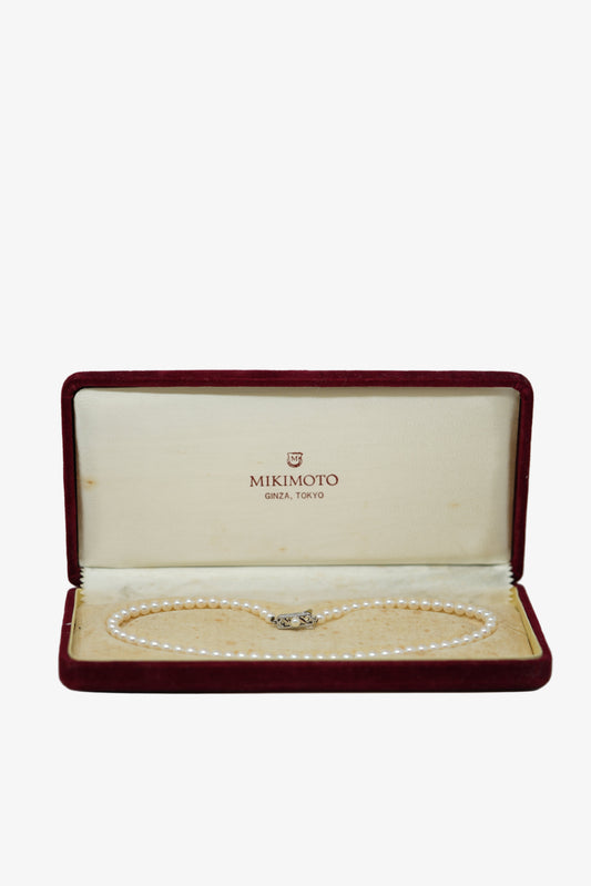 Mikimoto Necklace Silver