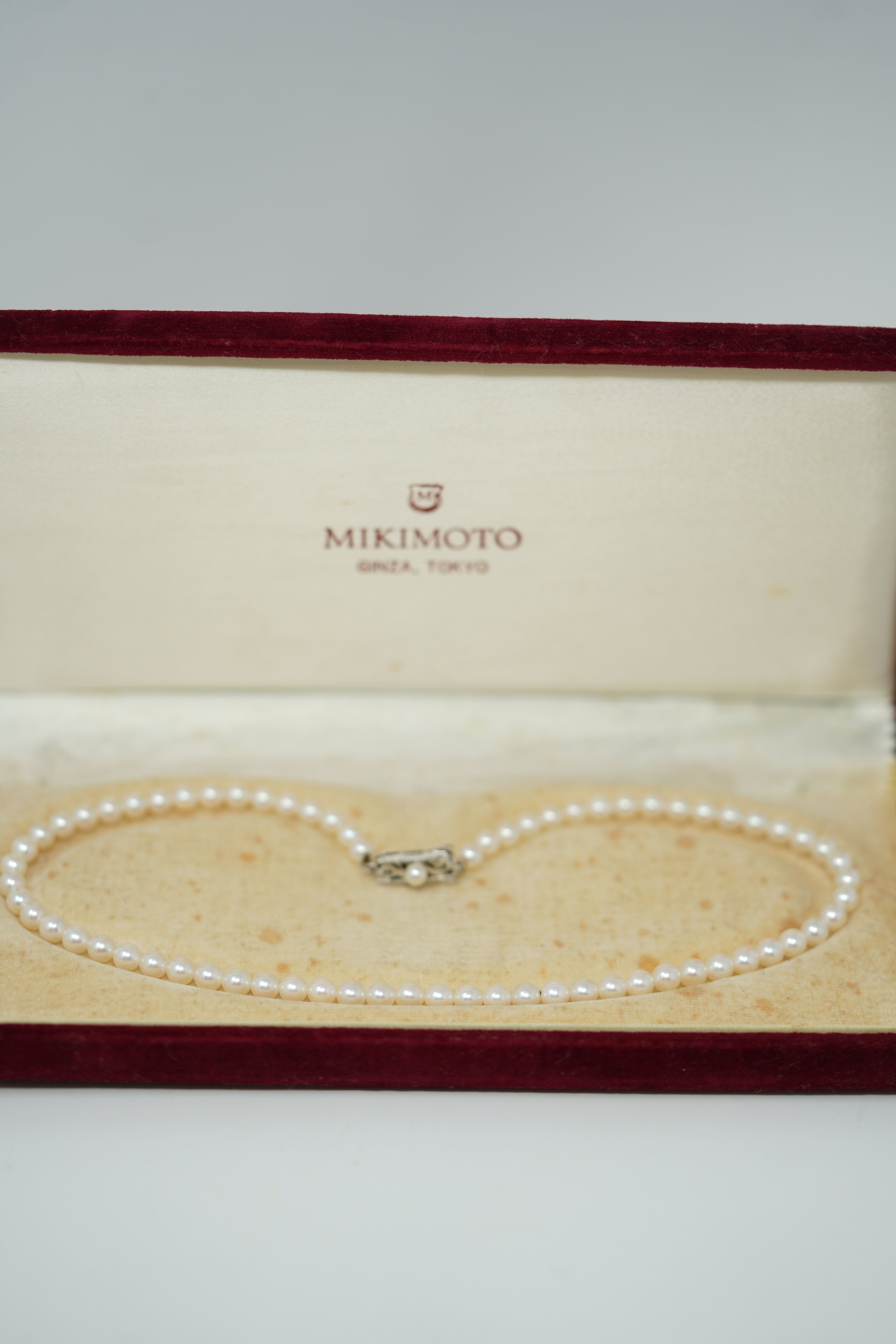 Mikimoto Necklace Silver