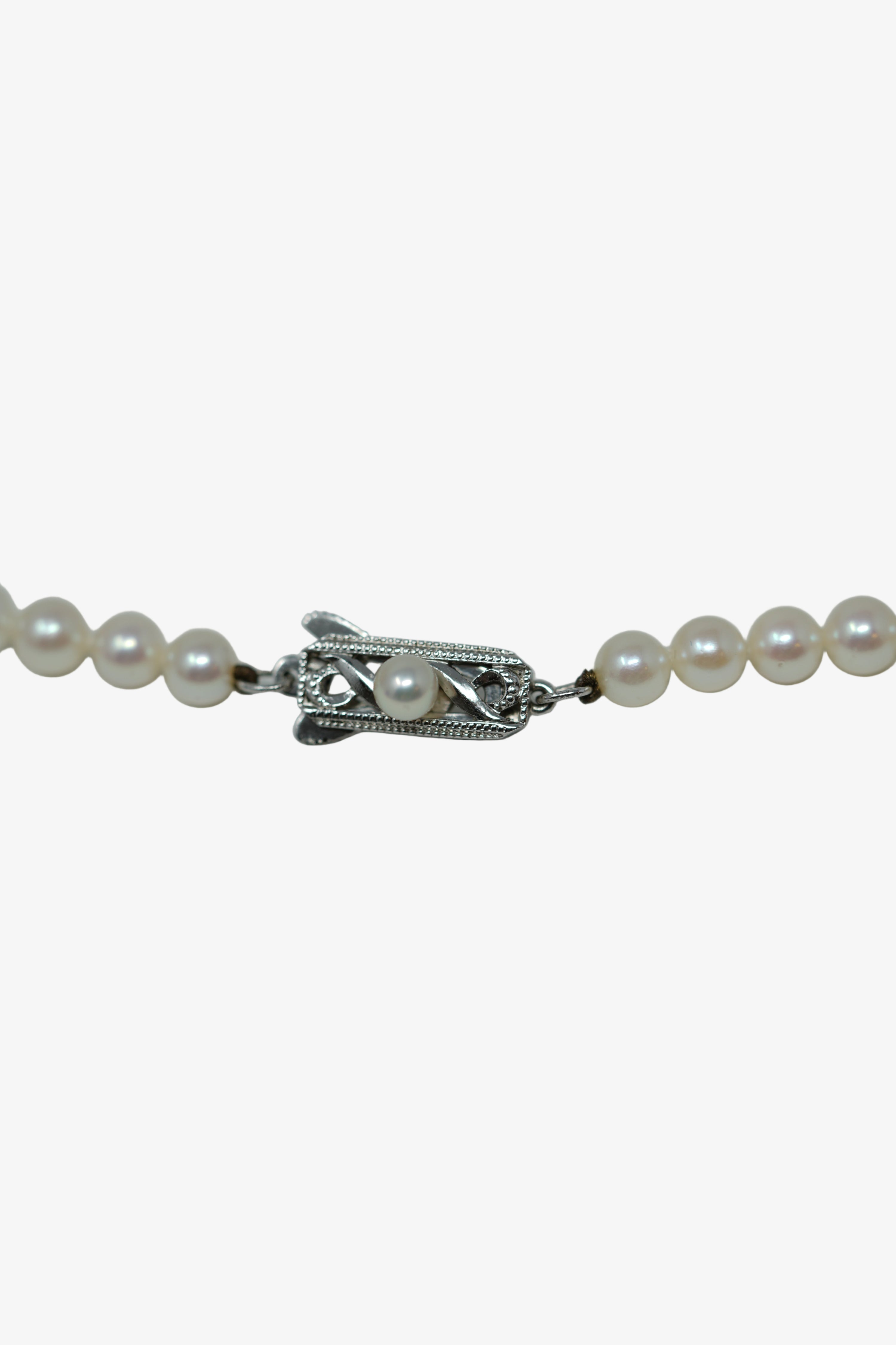 Mikimoto Necklace Silver