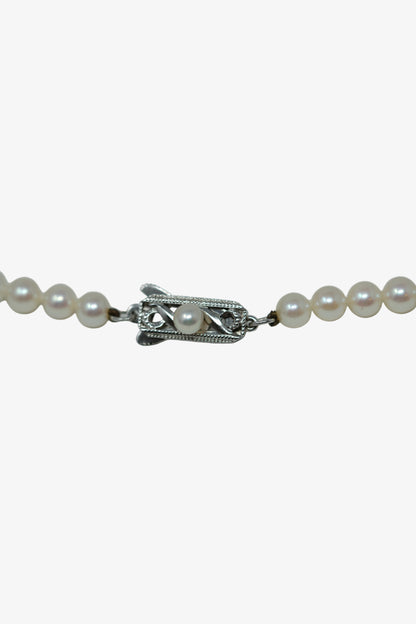 Mikimoto Necklace Silver