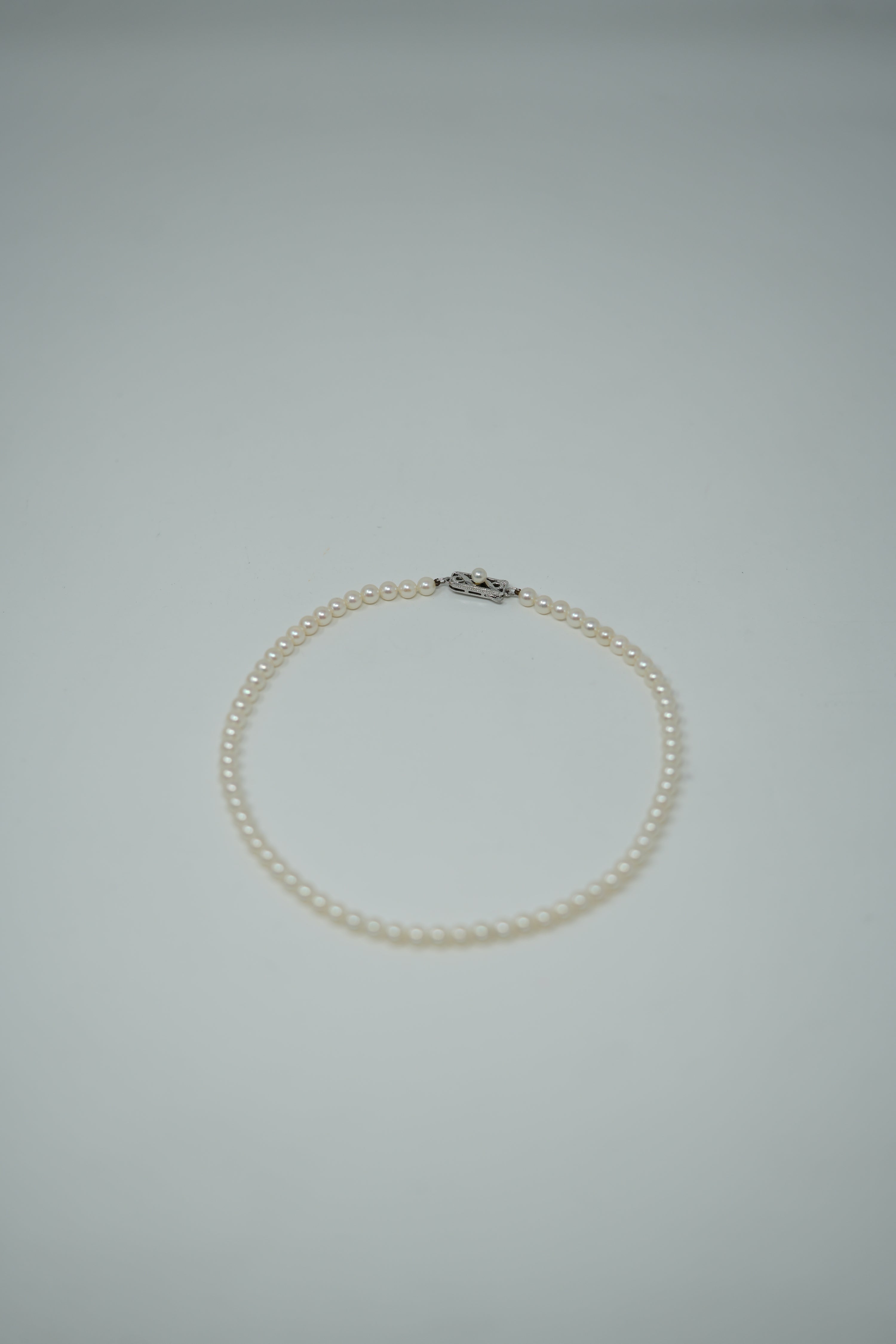 Mikimoto Necklace Silver