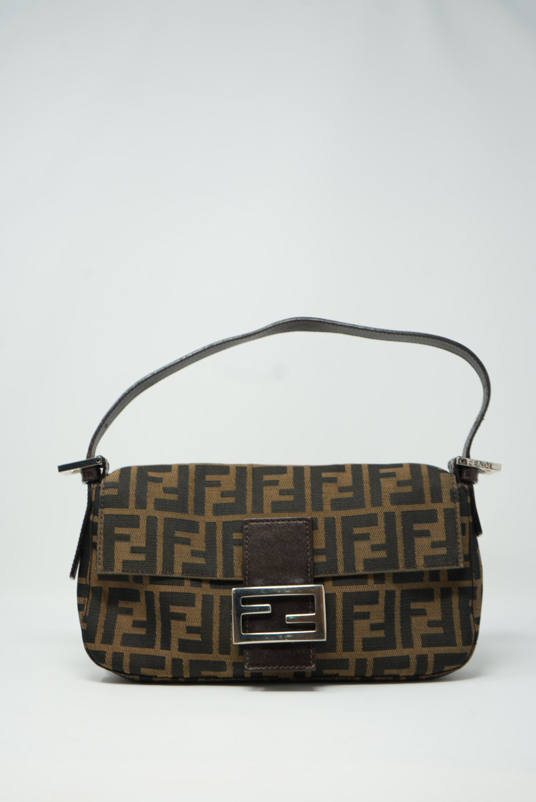 Fendi Vintage Zucca Baguette Shoulder Bag