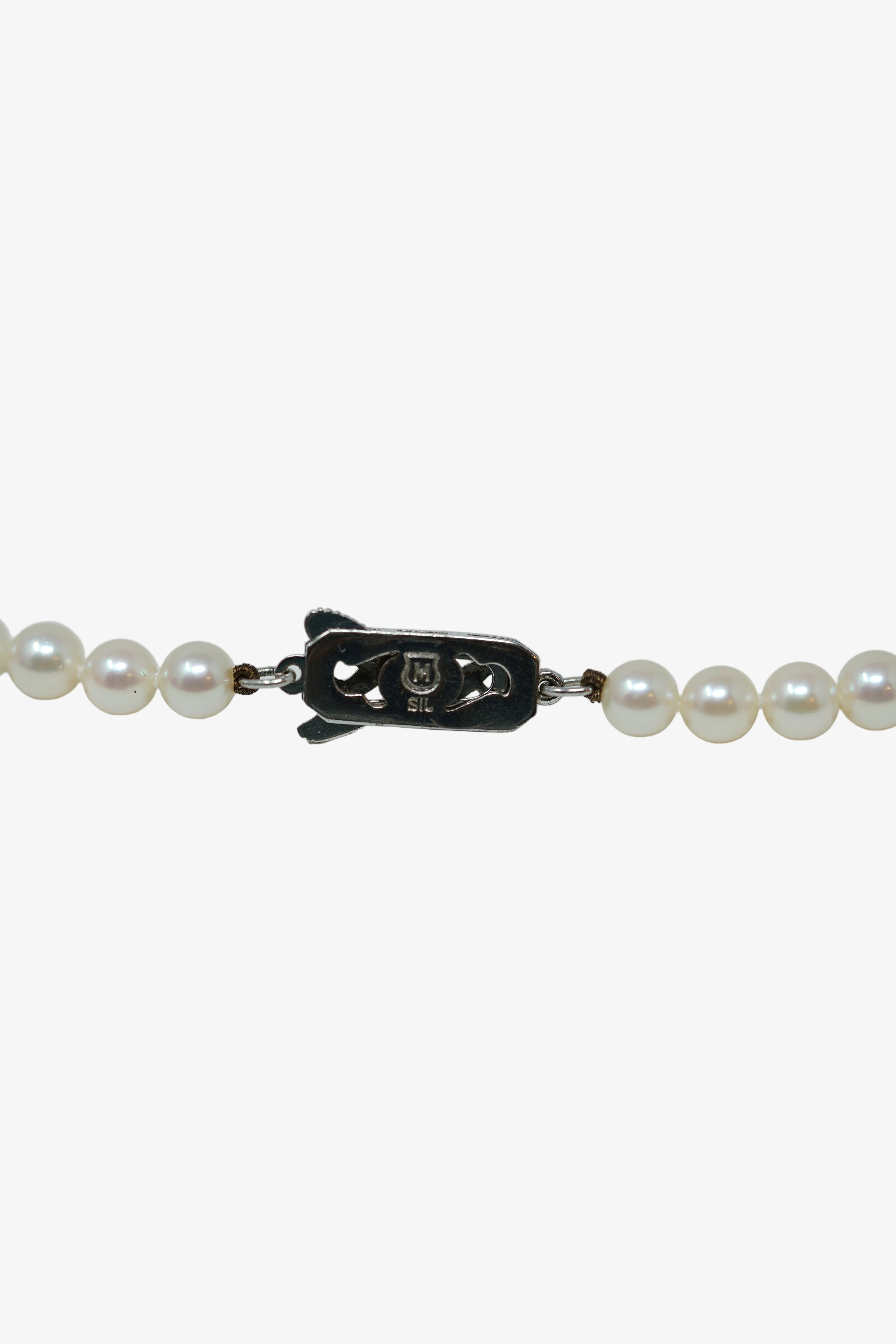 Mikimoto Necklace Silver