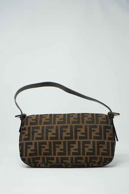 Fendi Vintage Zucca Baguette Shoulder Bag
