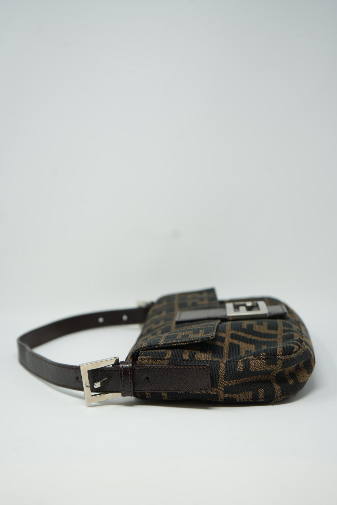 Fendi Vintage Zucca Baguette Shoulder Bag