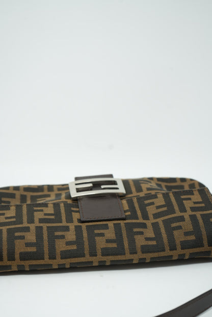 Fendi Vintage Zucca Baguette Shoulder Bag