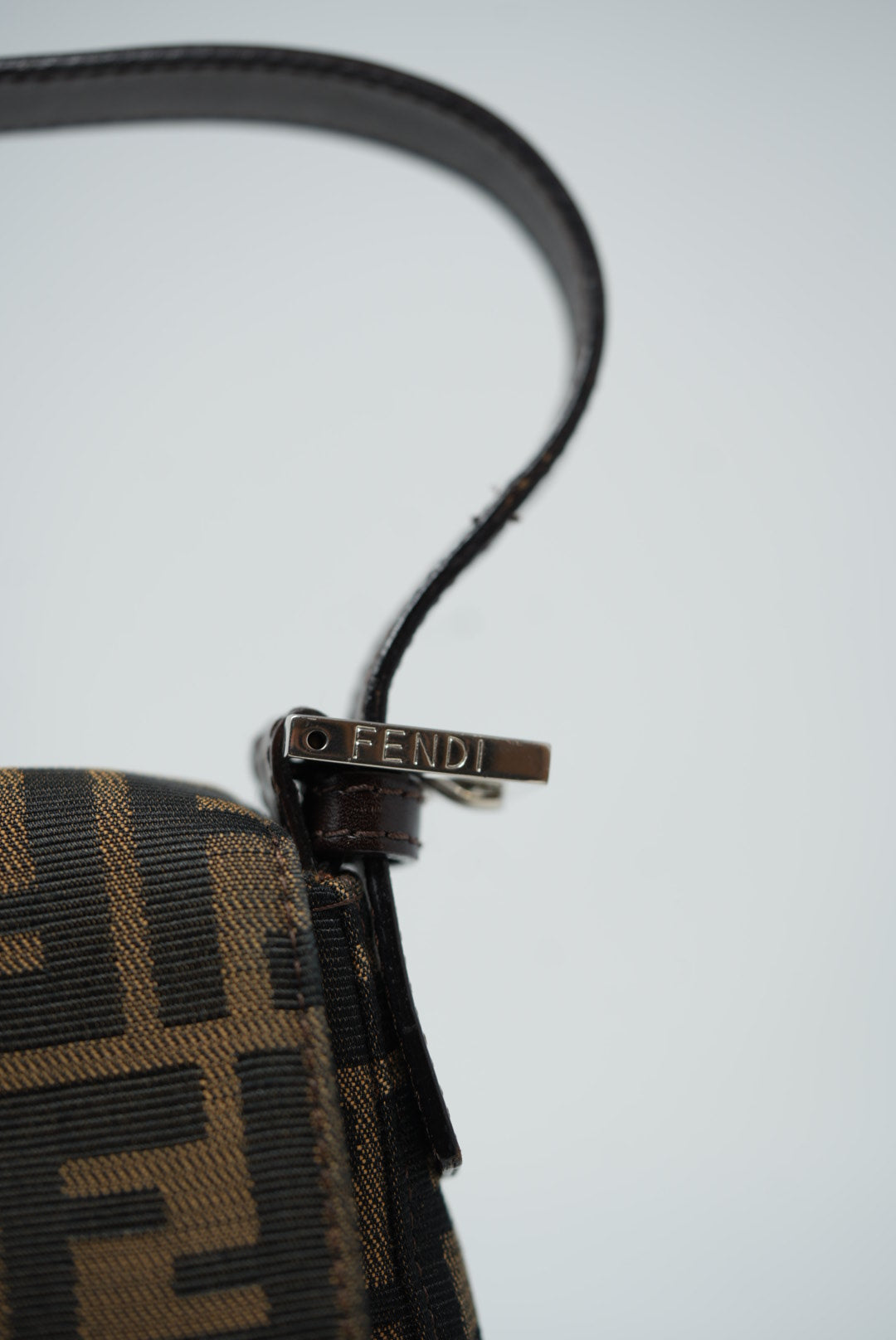 Fendi Vintage Zucca Baguette Shoulder Bag