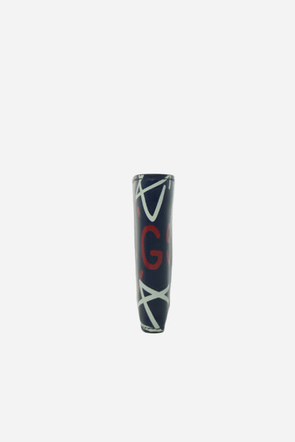 Gucci Pattern Wallet Blue Leather