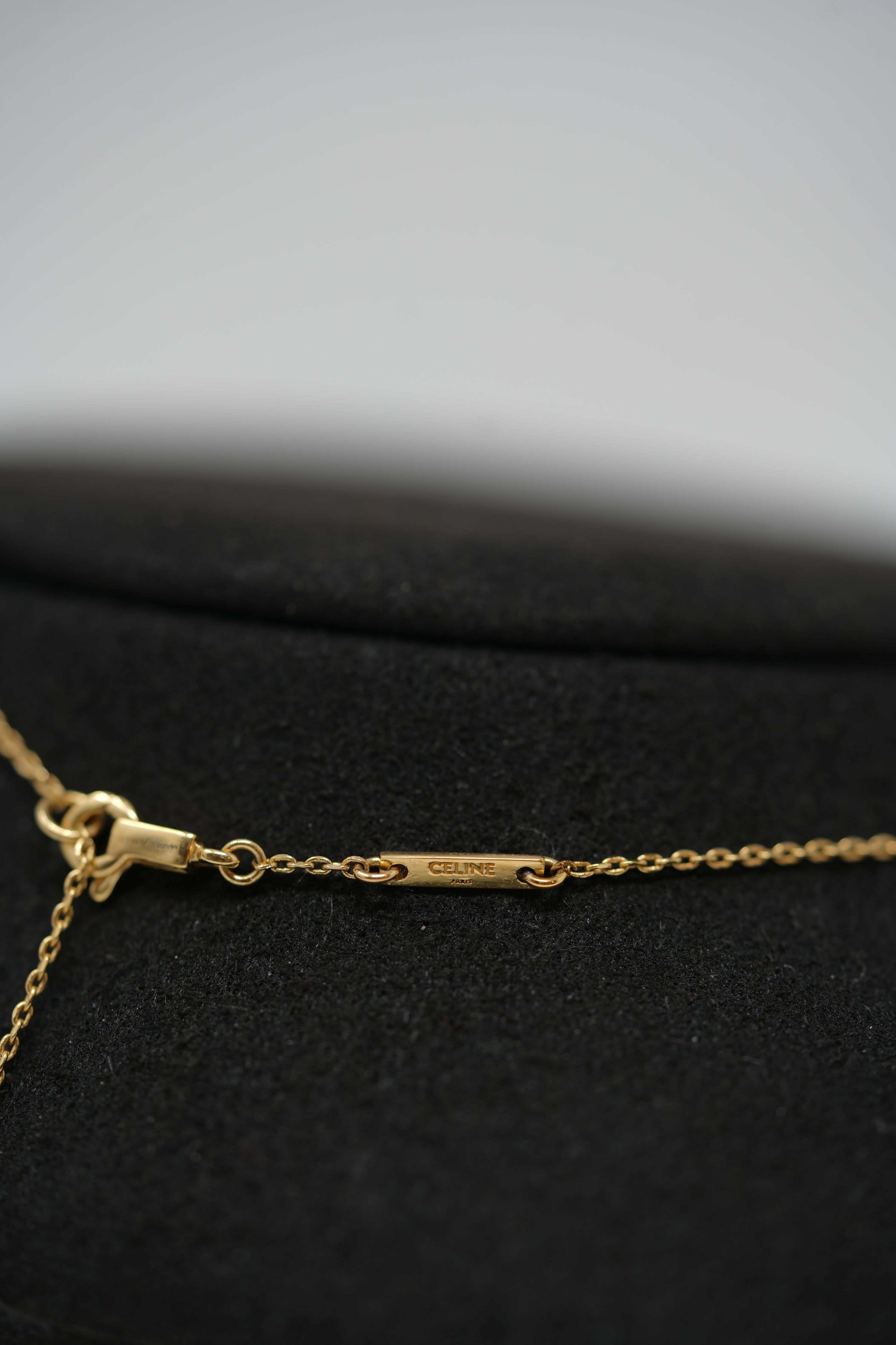 Celine Pearl Heart Necklace