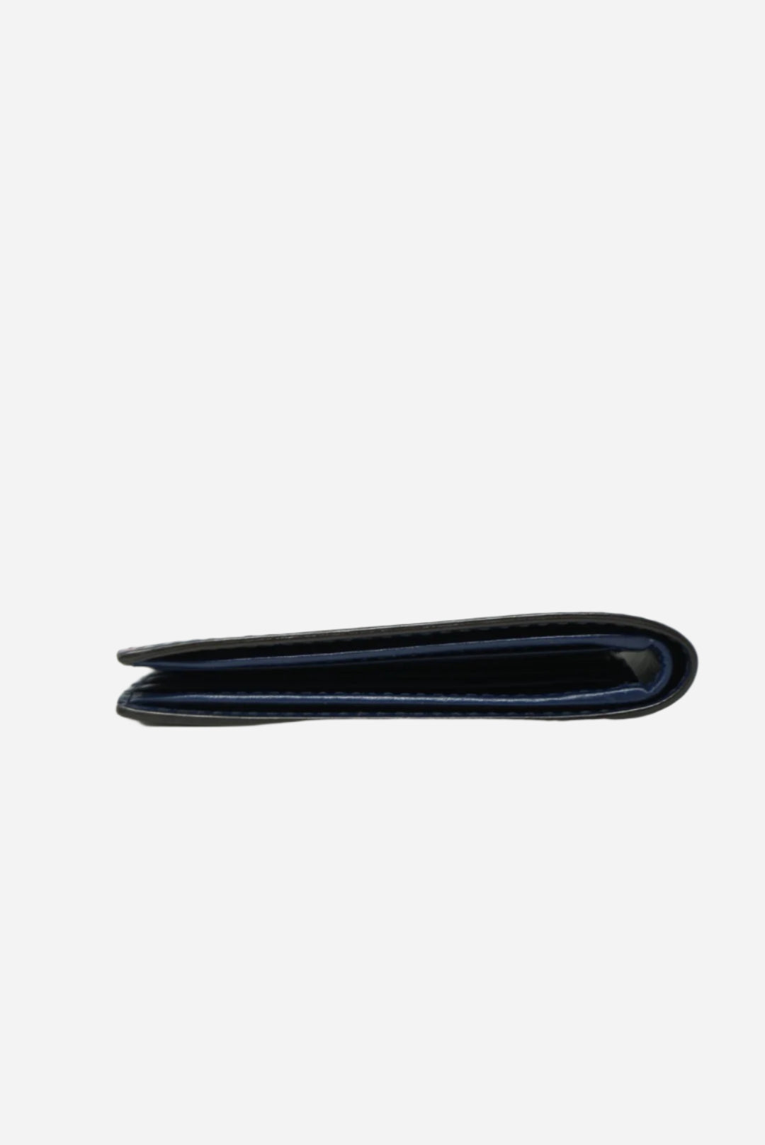 Gucci Pattern Wallet Blue Leather