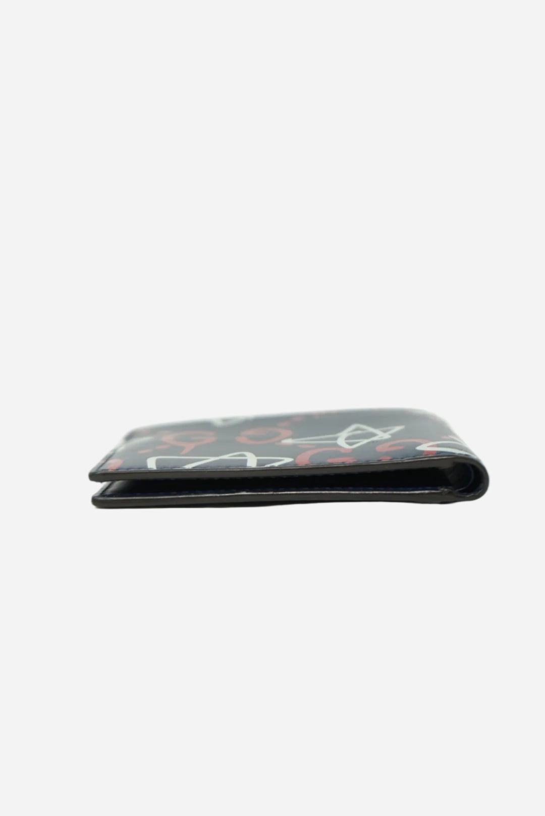 Gucci Pattern Wallet Blue Leather