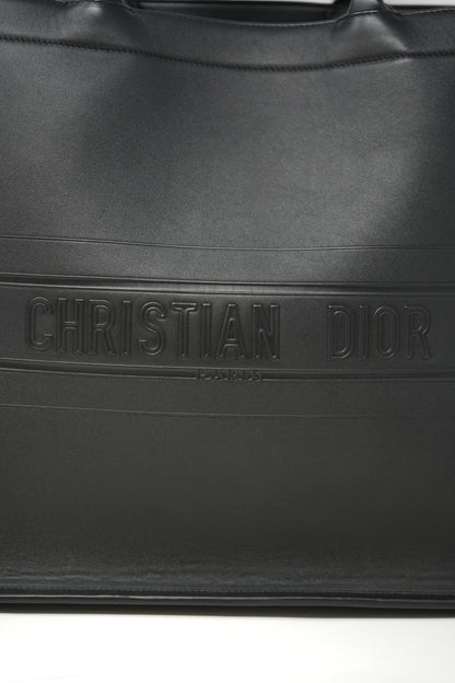 Dior Large Book Tote Black Calfskin