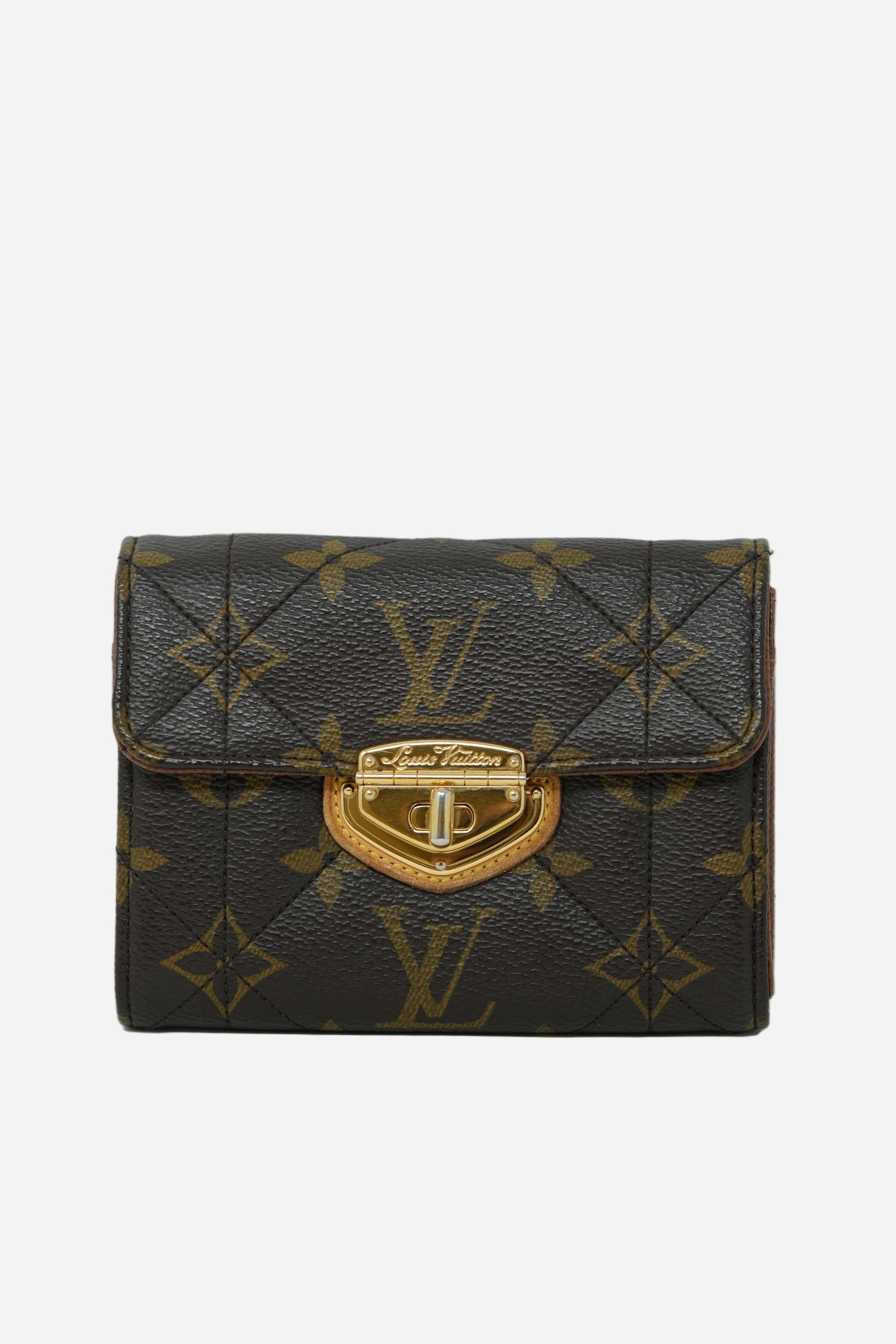Louis Vuitton 2010 Brown Monogram Canvas Etoile Portefeuille Wallet