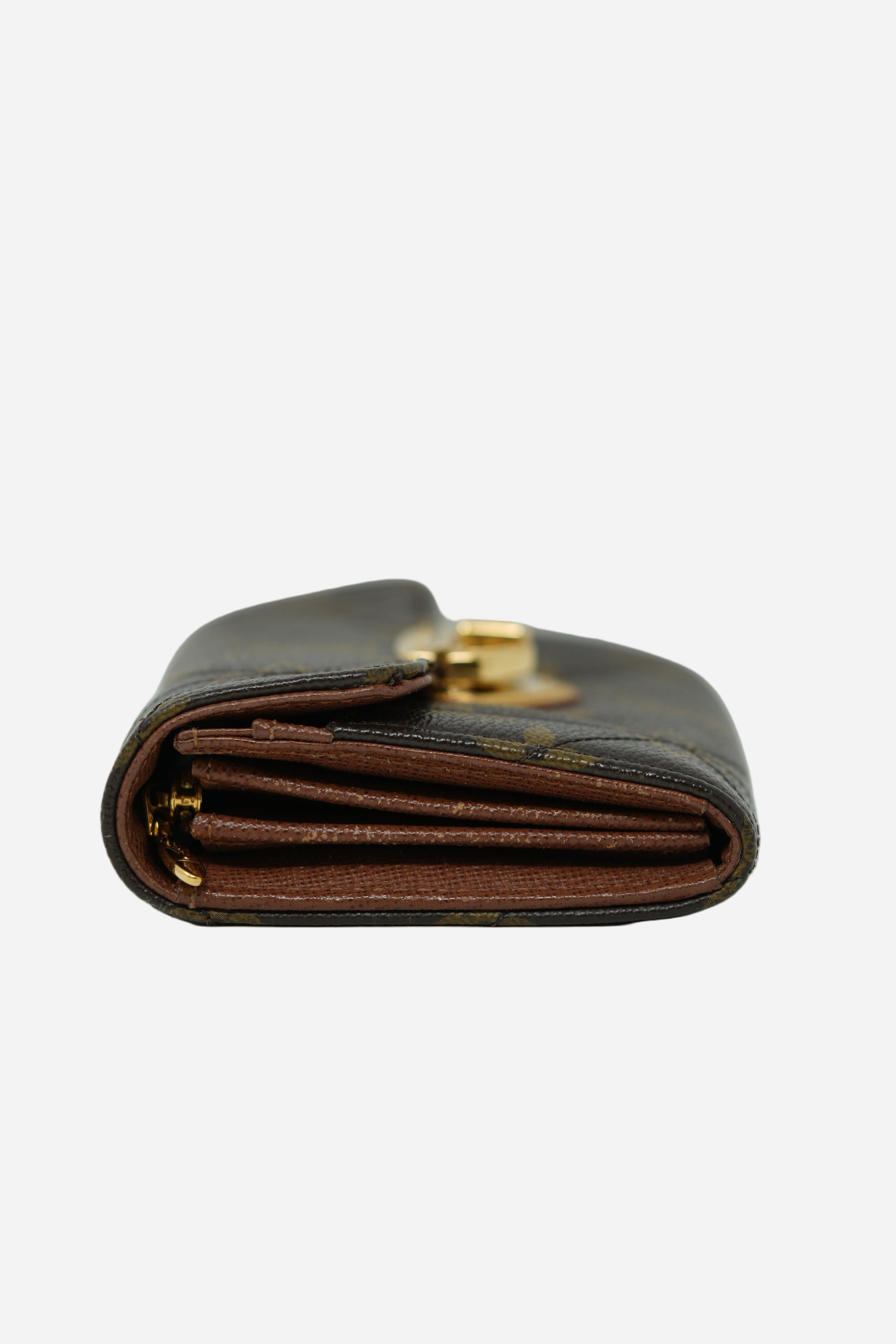 Louis Vuitton 2010 Brown Monogram Canvas Etoile Portefeuille Wallet