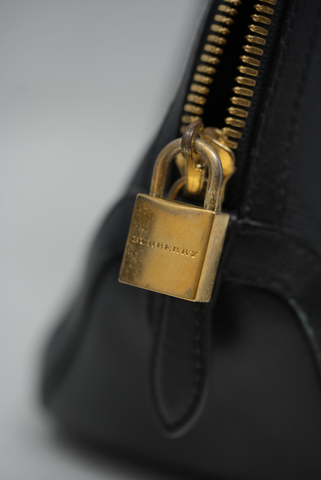 Burberry Black Leather Orchard Bag