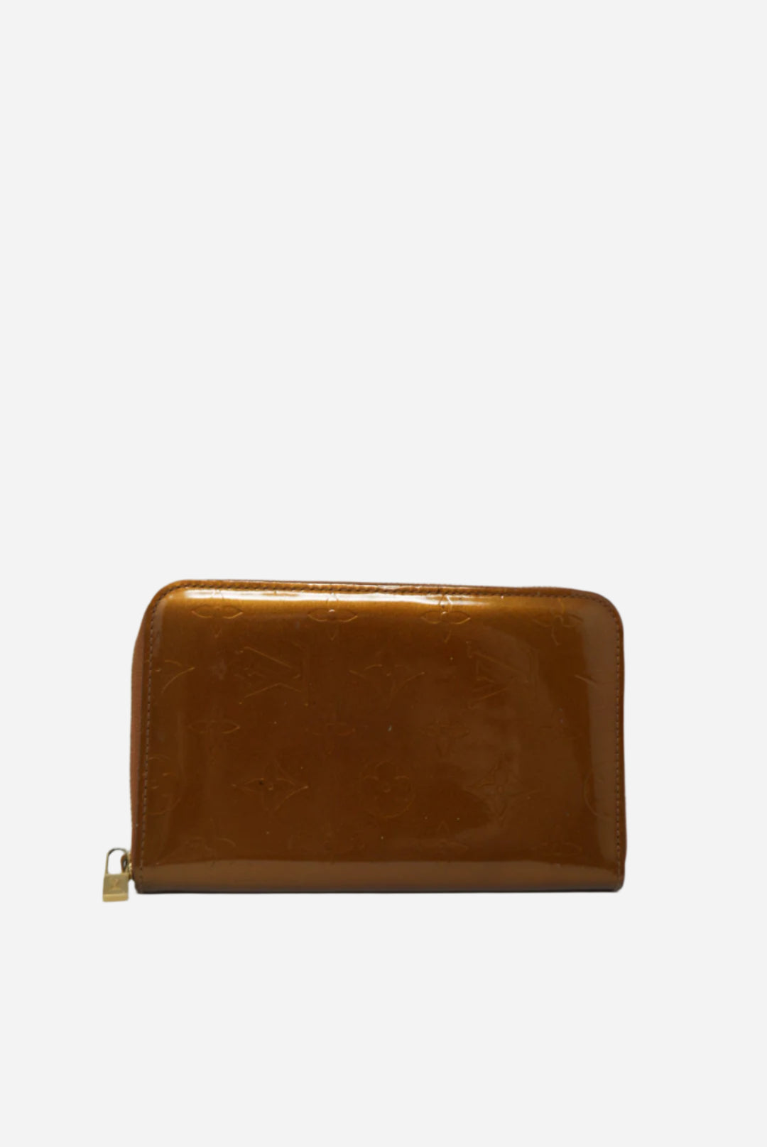 Louis Vuitton Patent Zipper Long Wallet