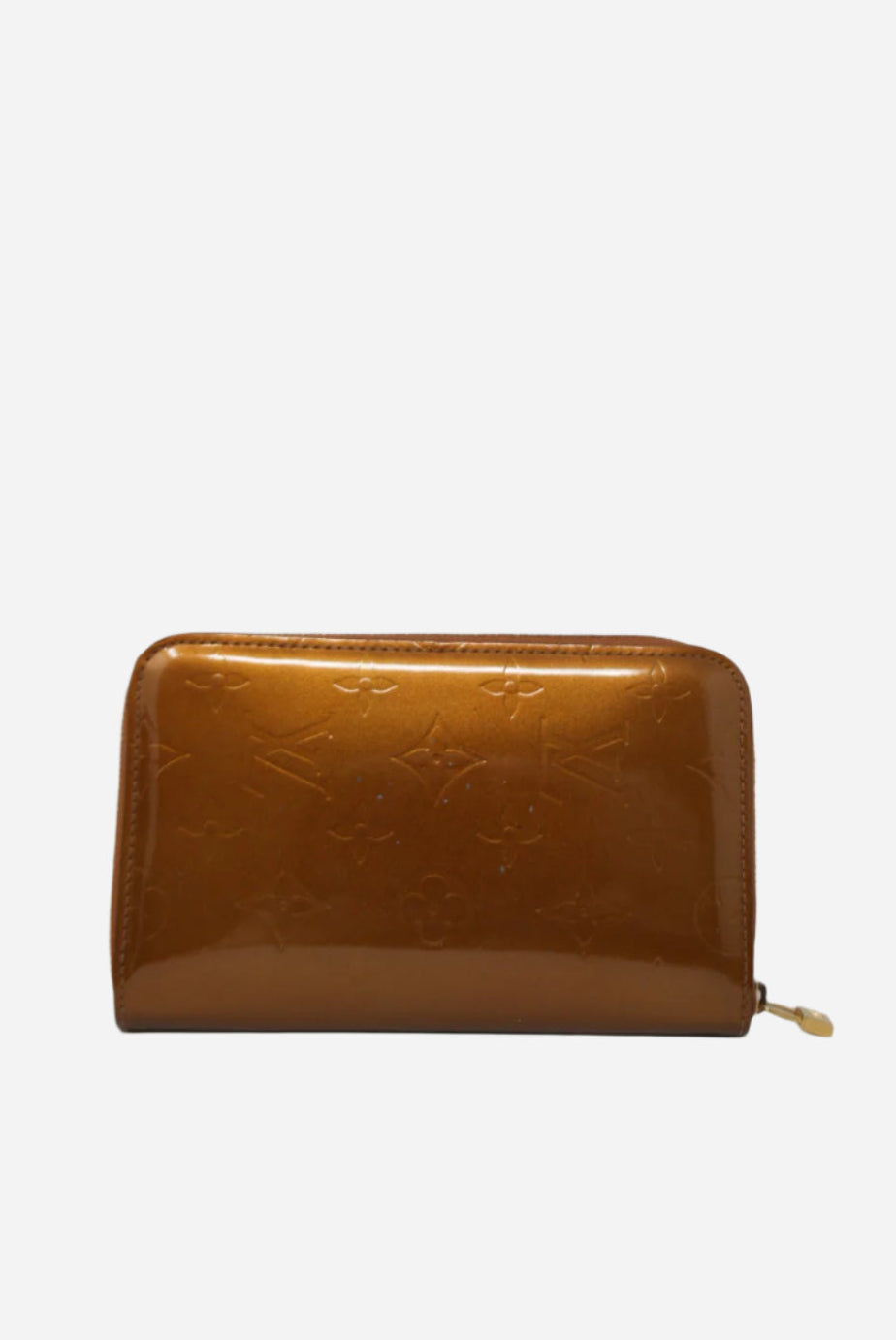 Louis Vuitton Patent Zipper Long Wallet