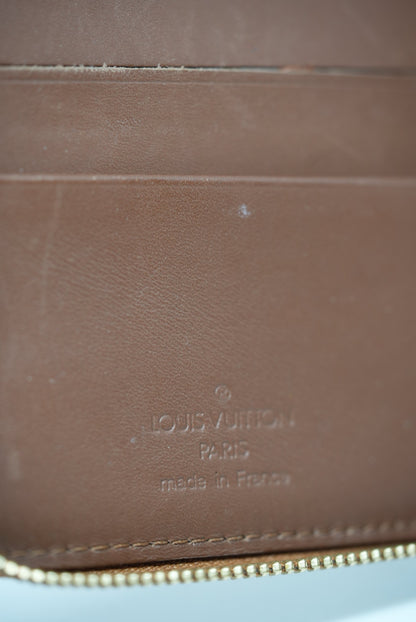 Louis Vuitton Patent Zipper Long Wallet