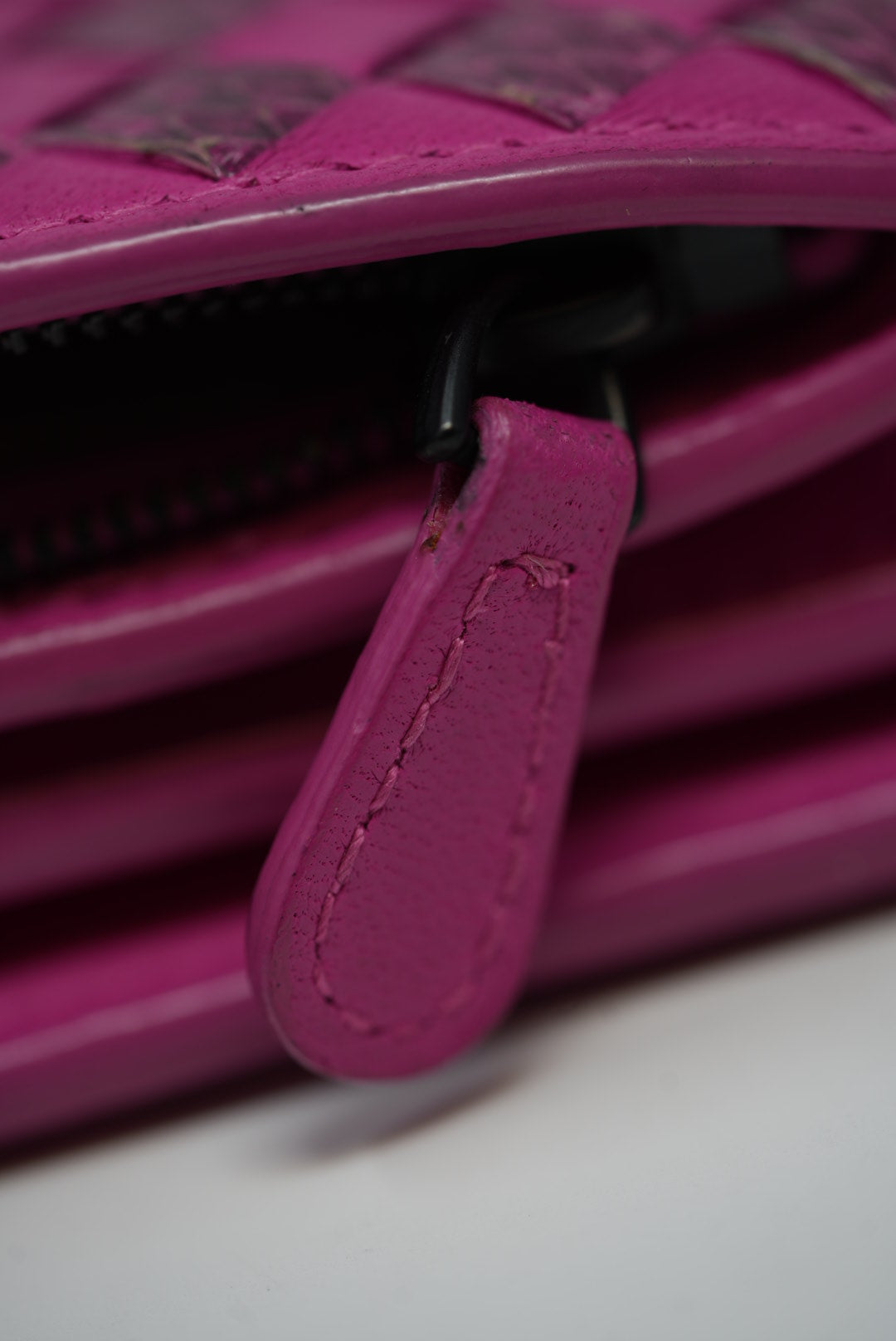Bottega Veneta Pink Leather Wallet