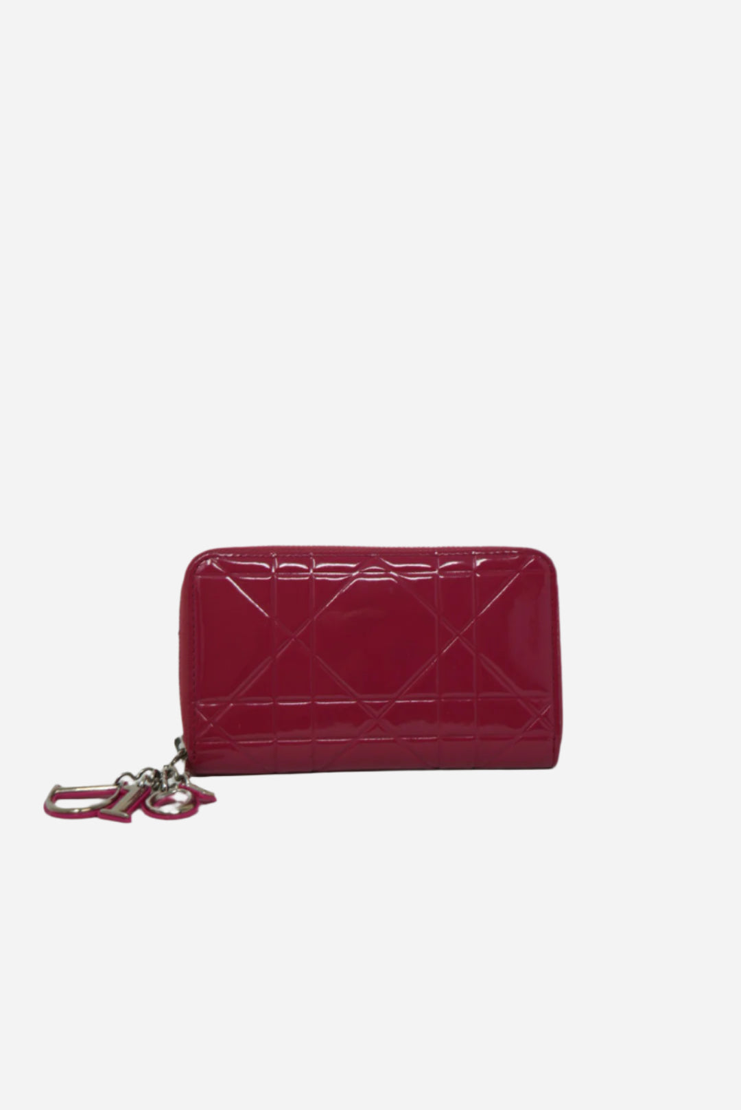 Dior Pink Patent Zip-up Wallet 2012