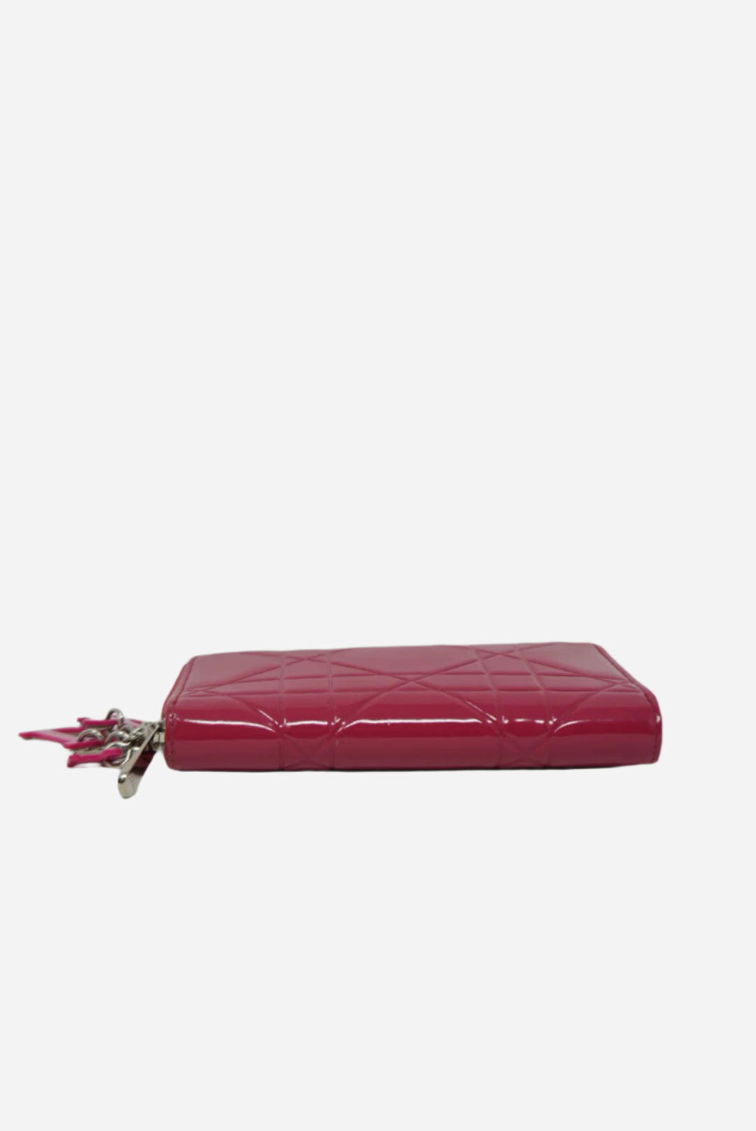 Dior Pink Patent Zip-up Wallet 2012