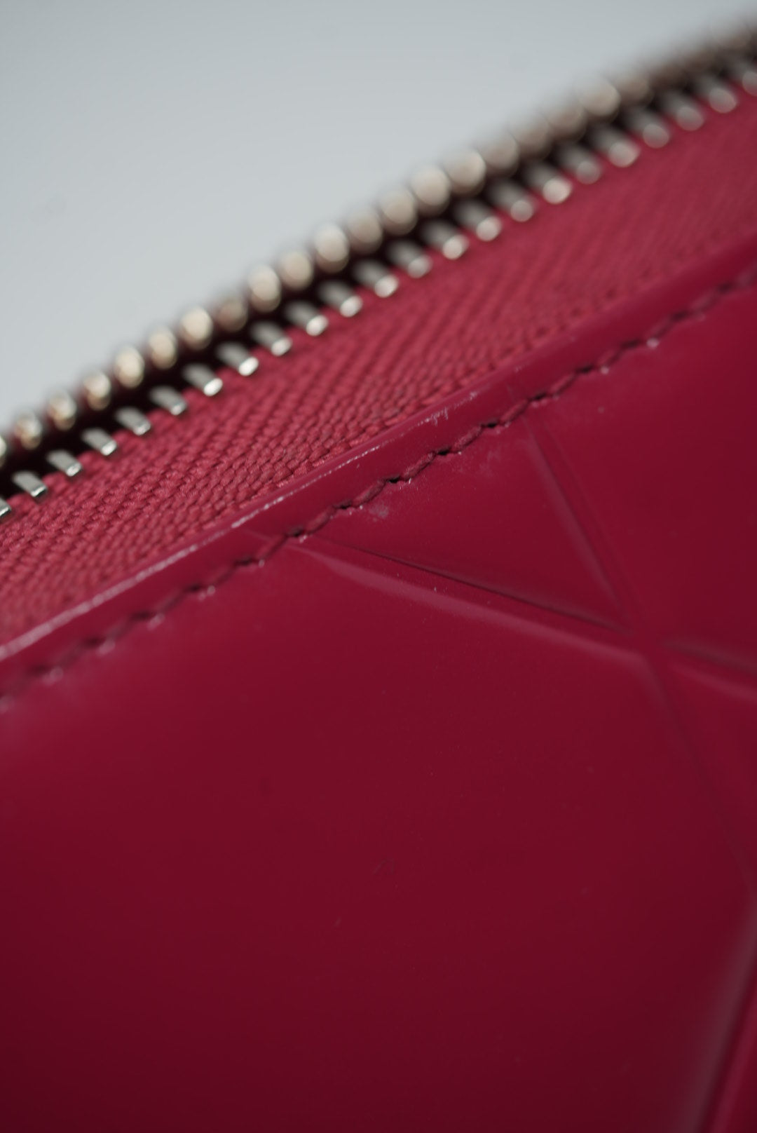 Dior Pink Patent Zip-up Wallet 2012