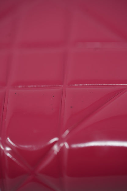 Dior Pink Patent Zip-up Wallet 2012