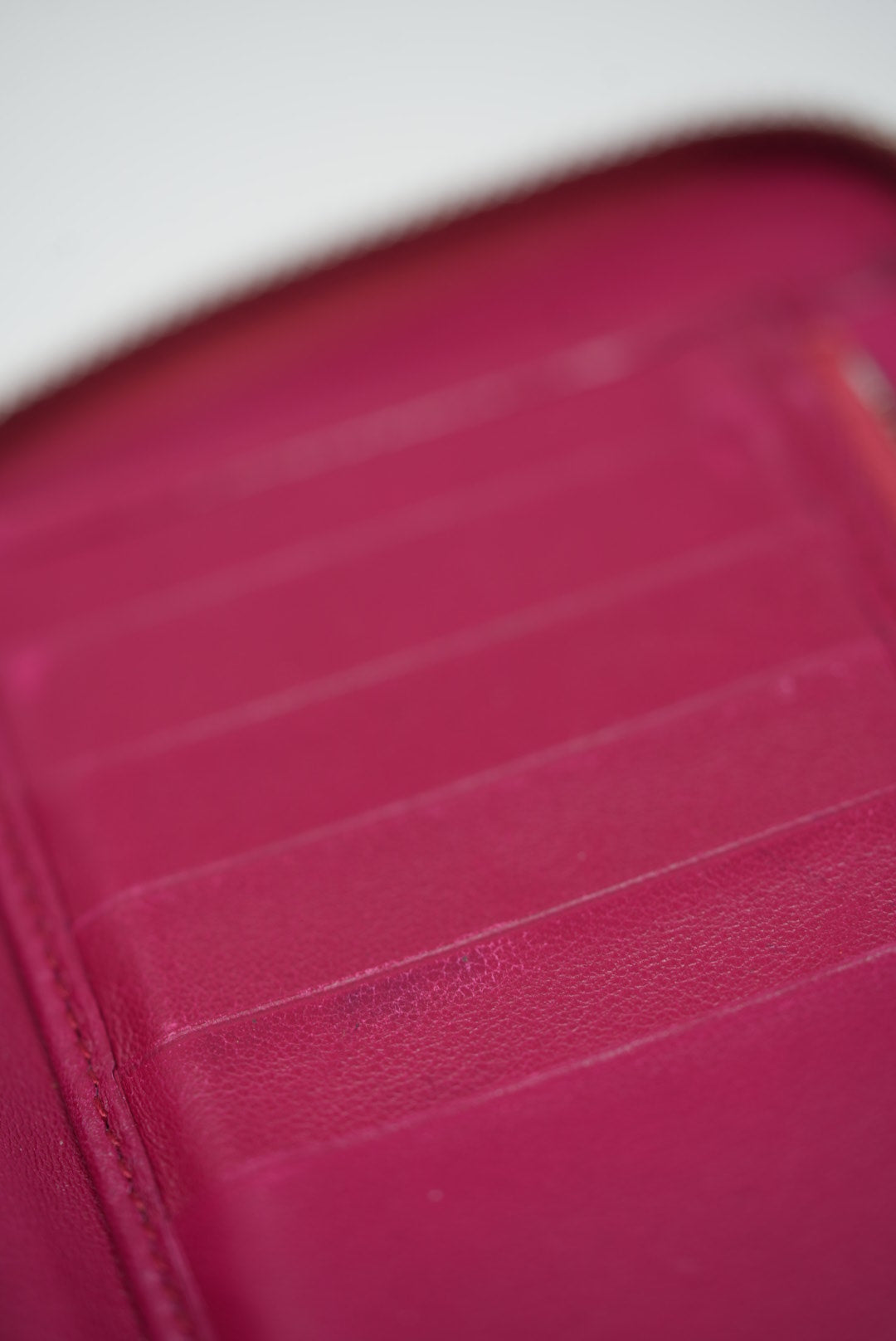 Dior Pink Patent Zip-up Wallet 2012