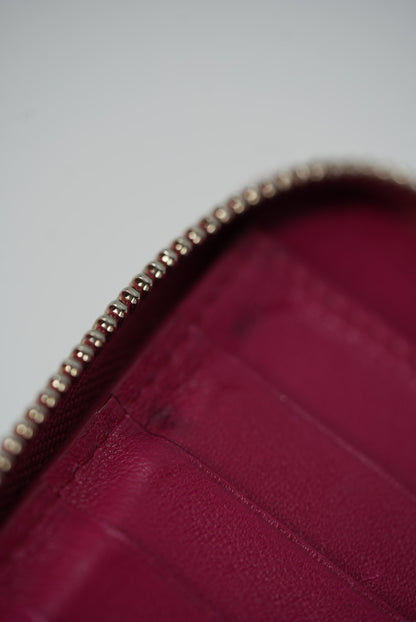 Dior Pink Patent Zip-up Wallet 2012