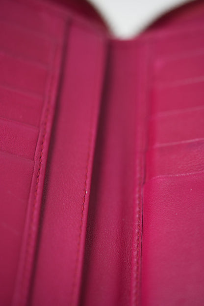 Dior Pink Patent Zip-up Wallet 2012