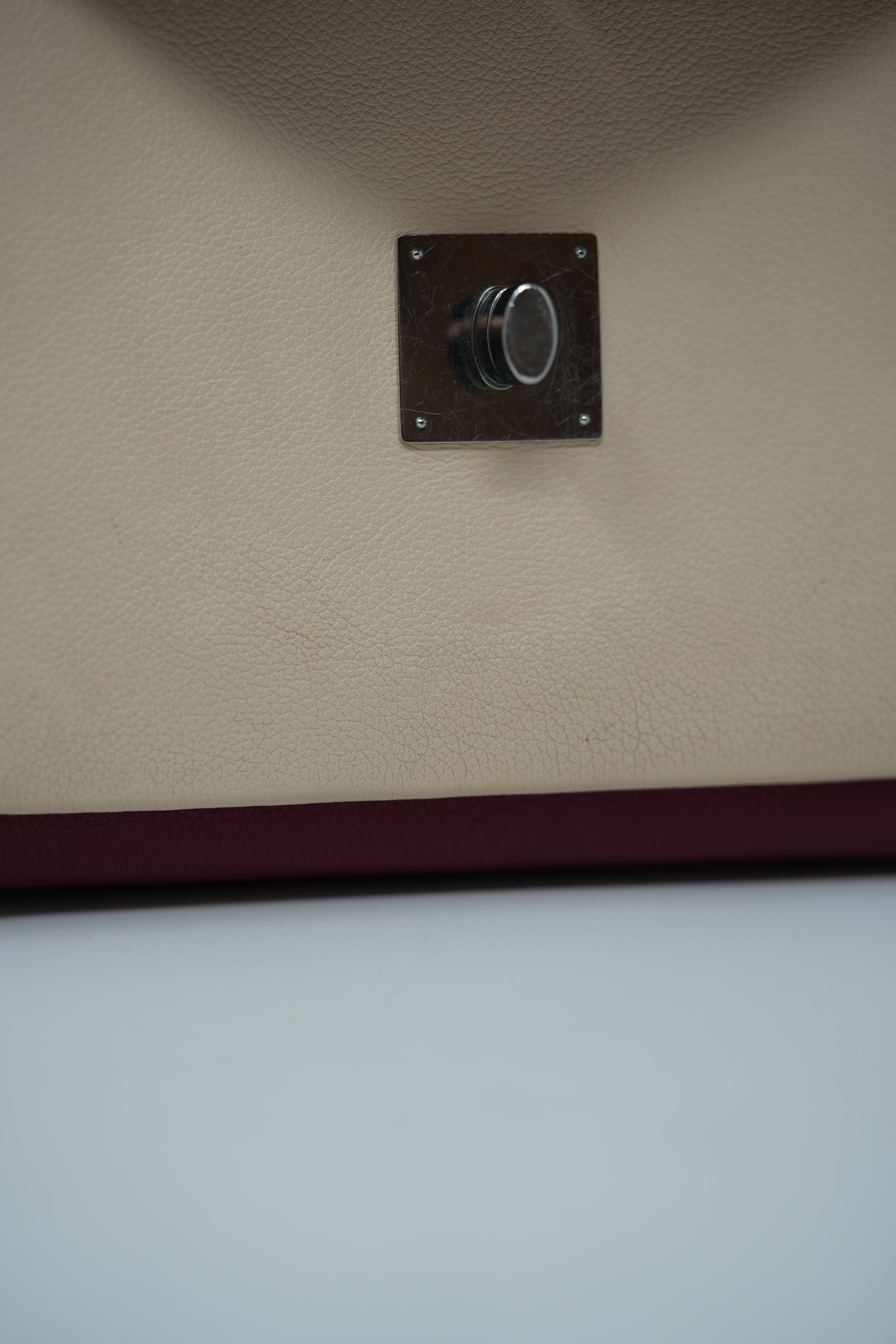 Louis Vuitton 2018 Red Calfskin Leather Medium Mylockme Chain Bag