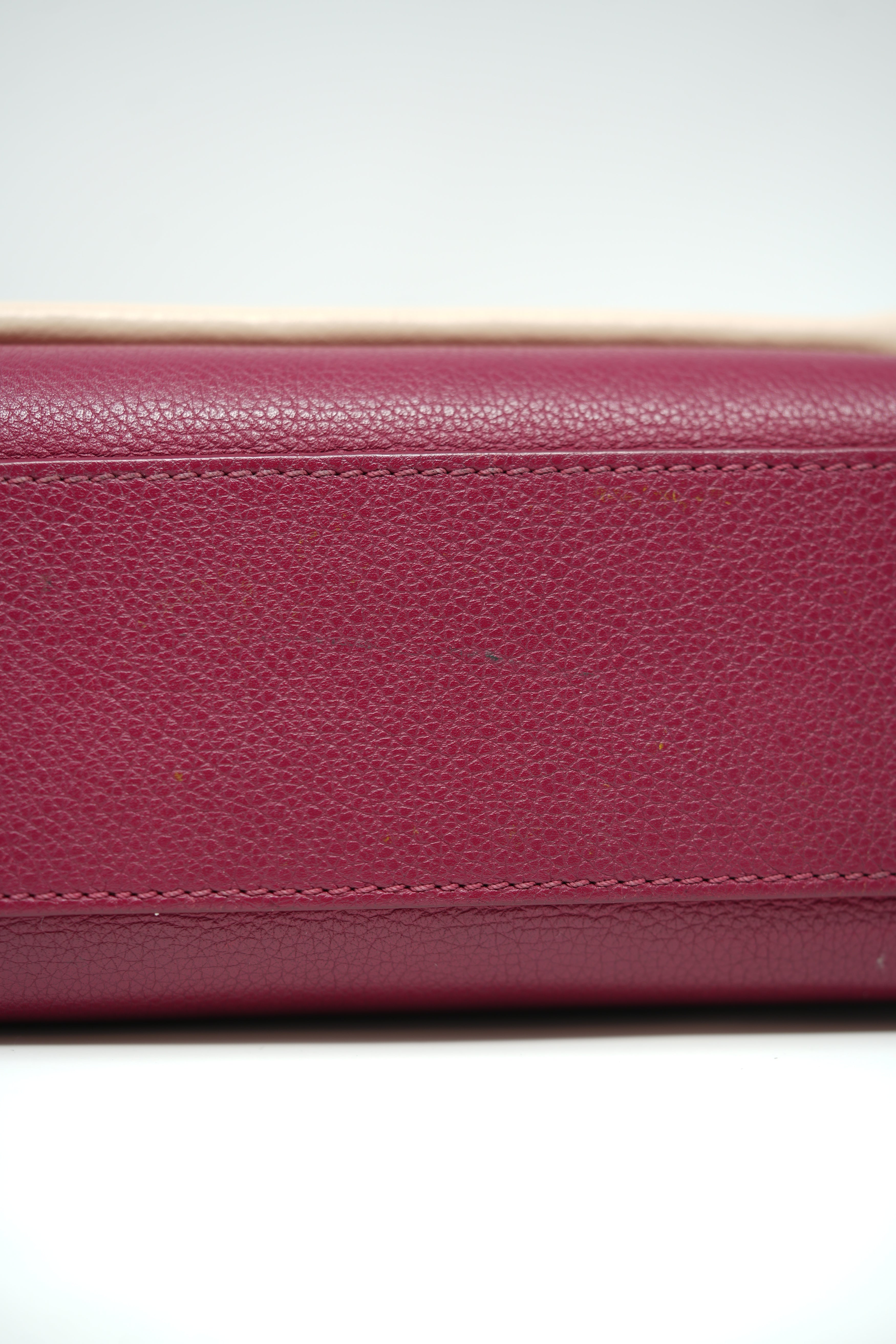 Louis Vuitton 2018 Red Calfskin Leather Medium Mylockme Chain Bag