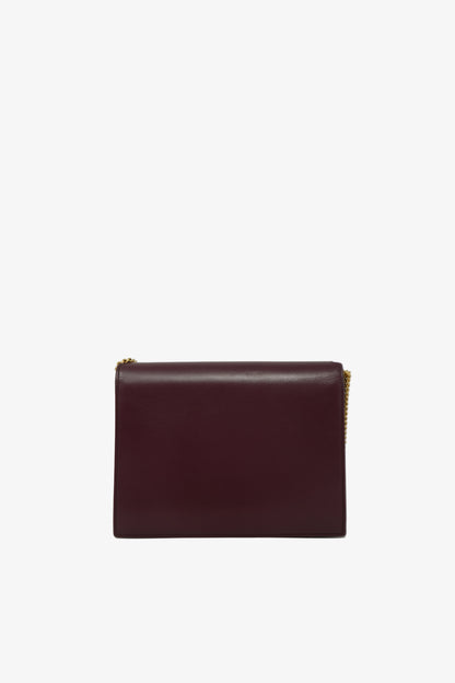 Saint Laurent Smooth Calfskin Cassandra Chain Bag