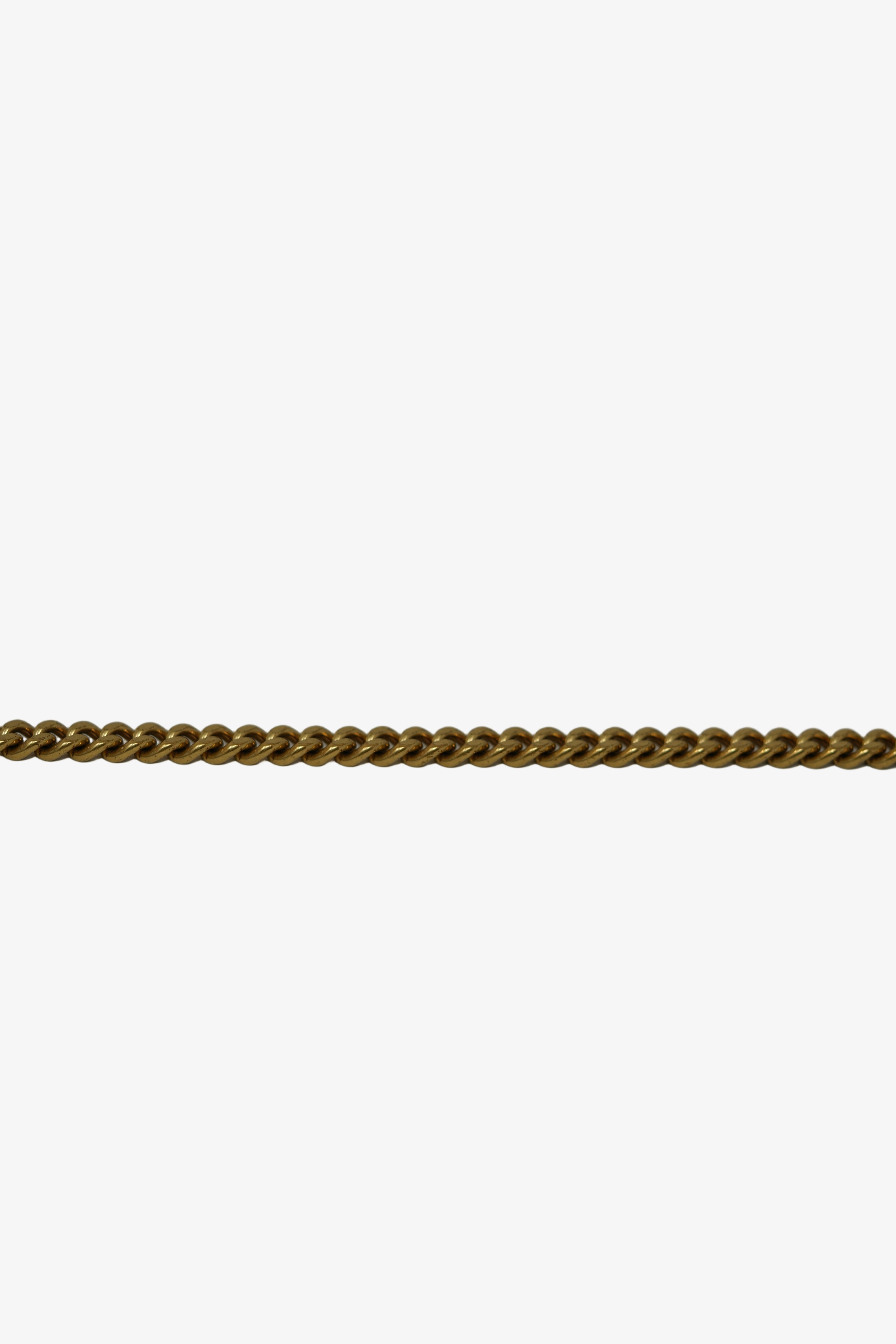 Saint Laurent Red Smooth Calfskin Cassandra Chain Bag