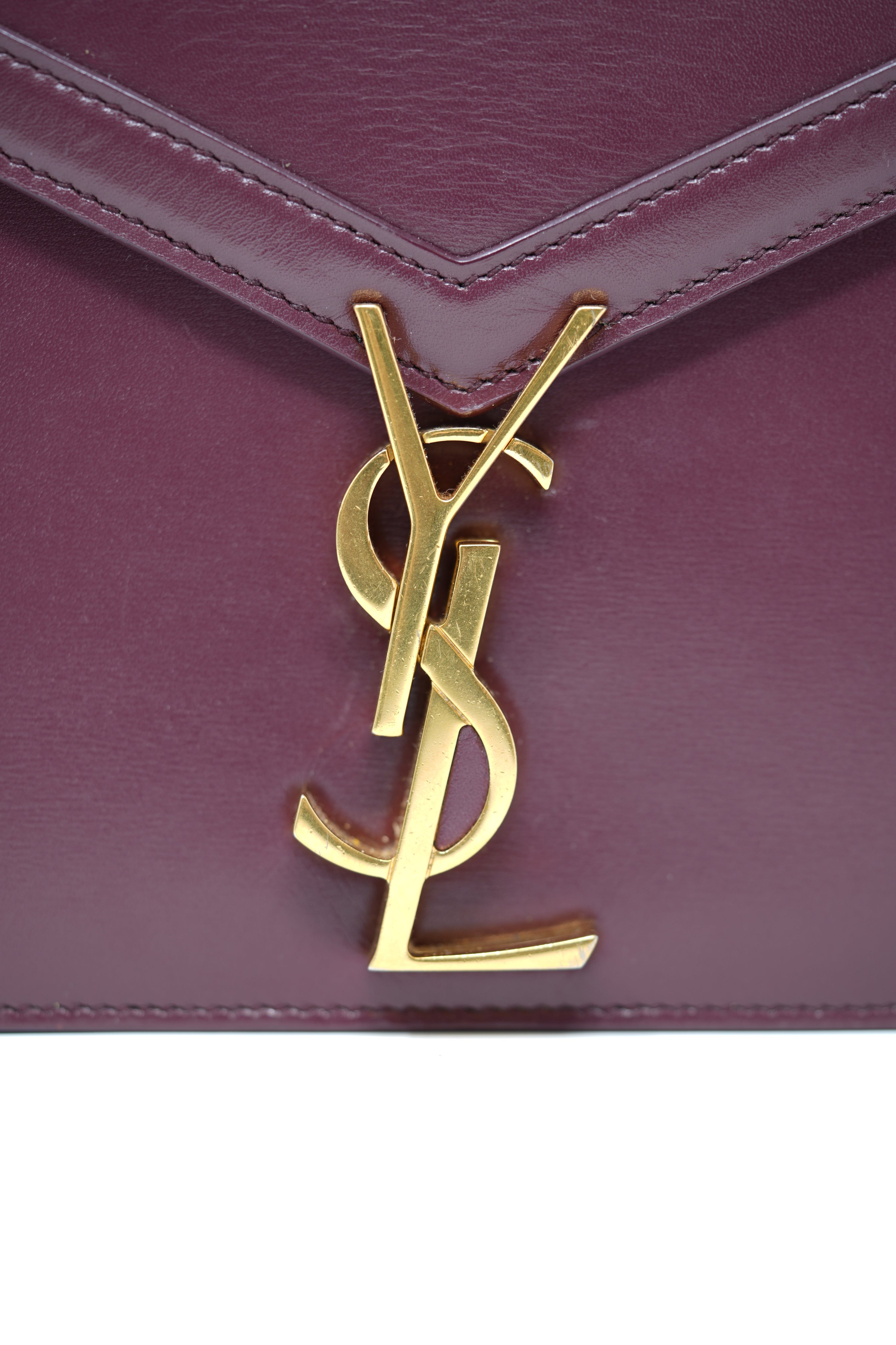Saint Laurent Smooth Calfskin Cassandra Chain Bag