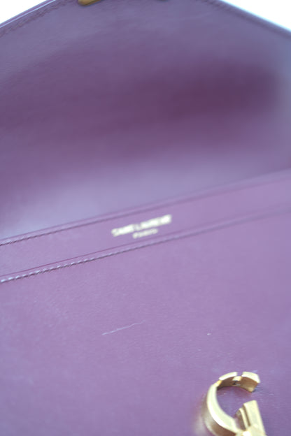 Saint Laurent Smooth Calfskin Cassandra Chain Bag