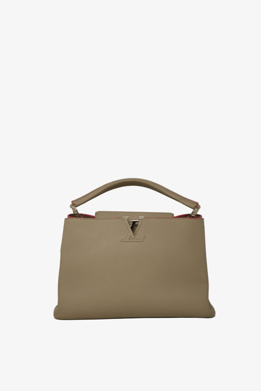 Louis Vuitton Taurillon Capucines MM Top Handle