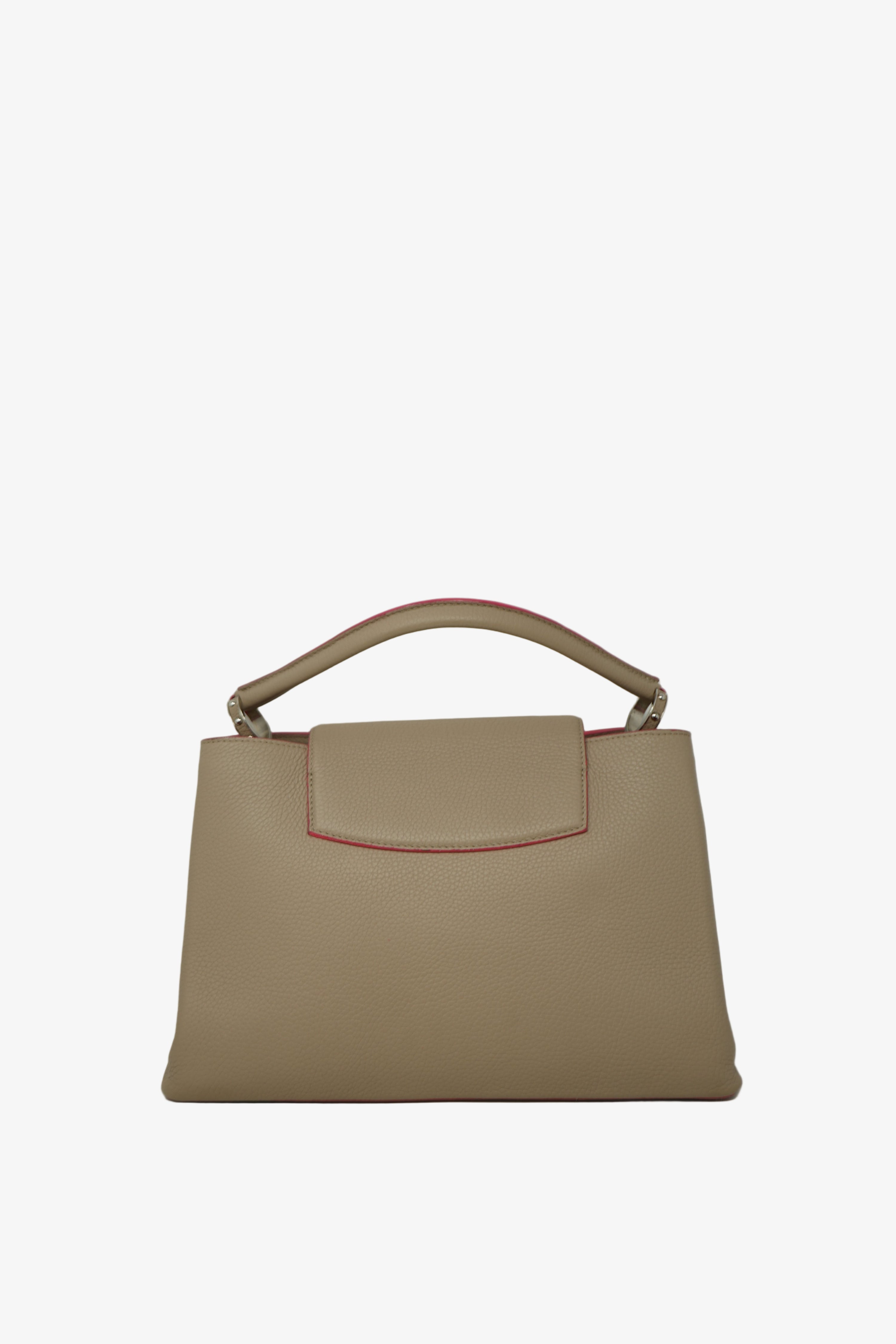 Louis Vuitton Taurillon Capucines MM Top Handle