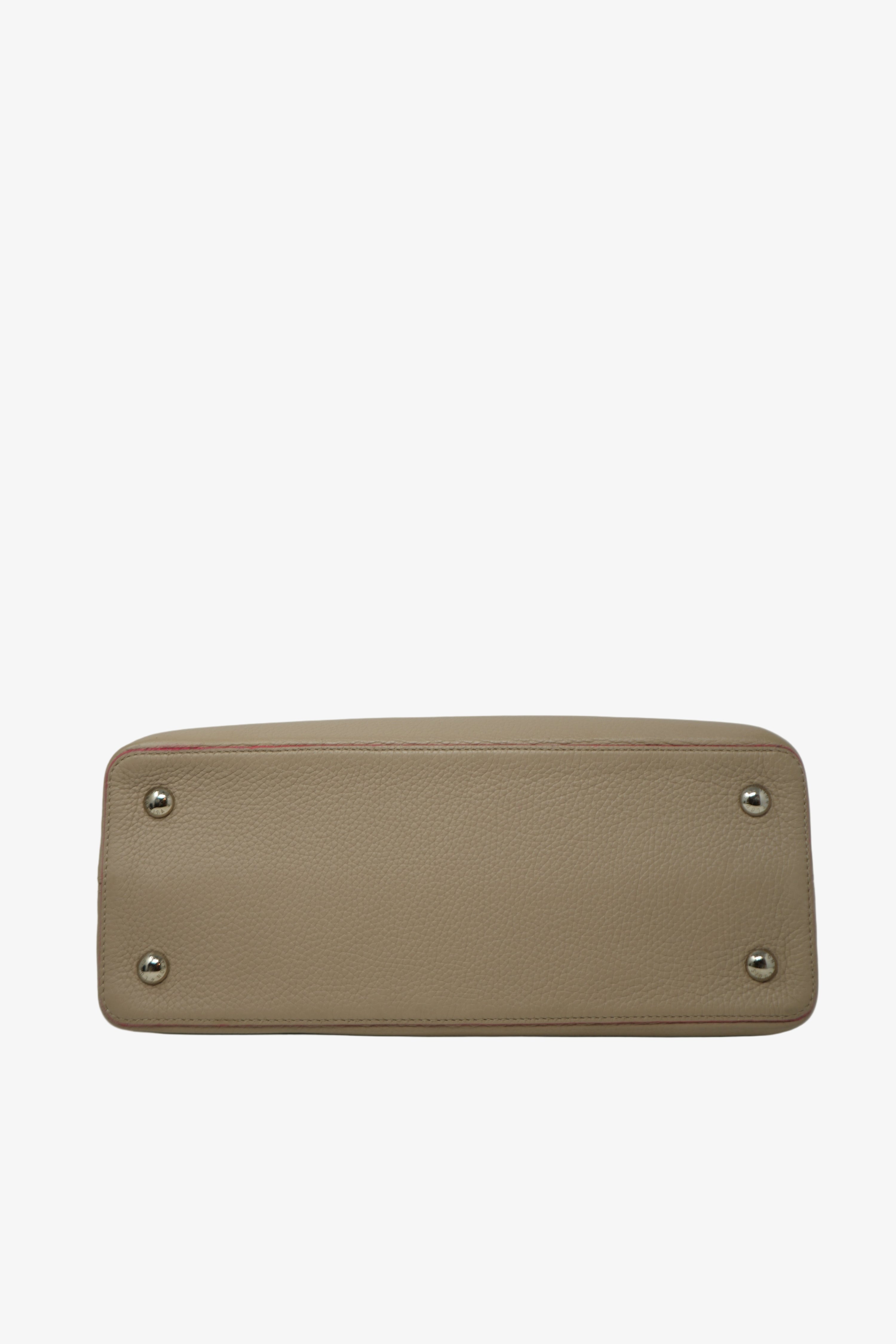 Louis Vuitton Taurillon Capucines MM Top Handle