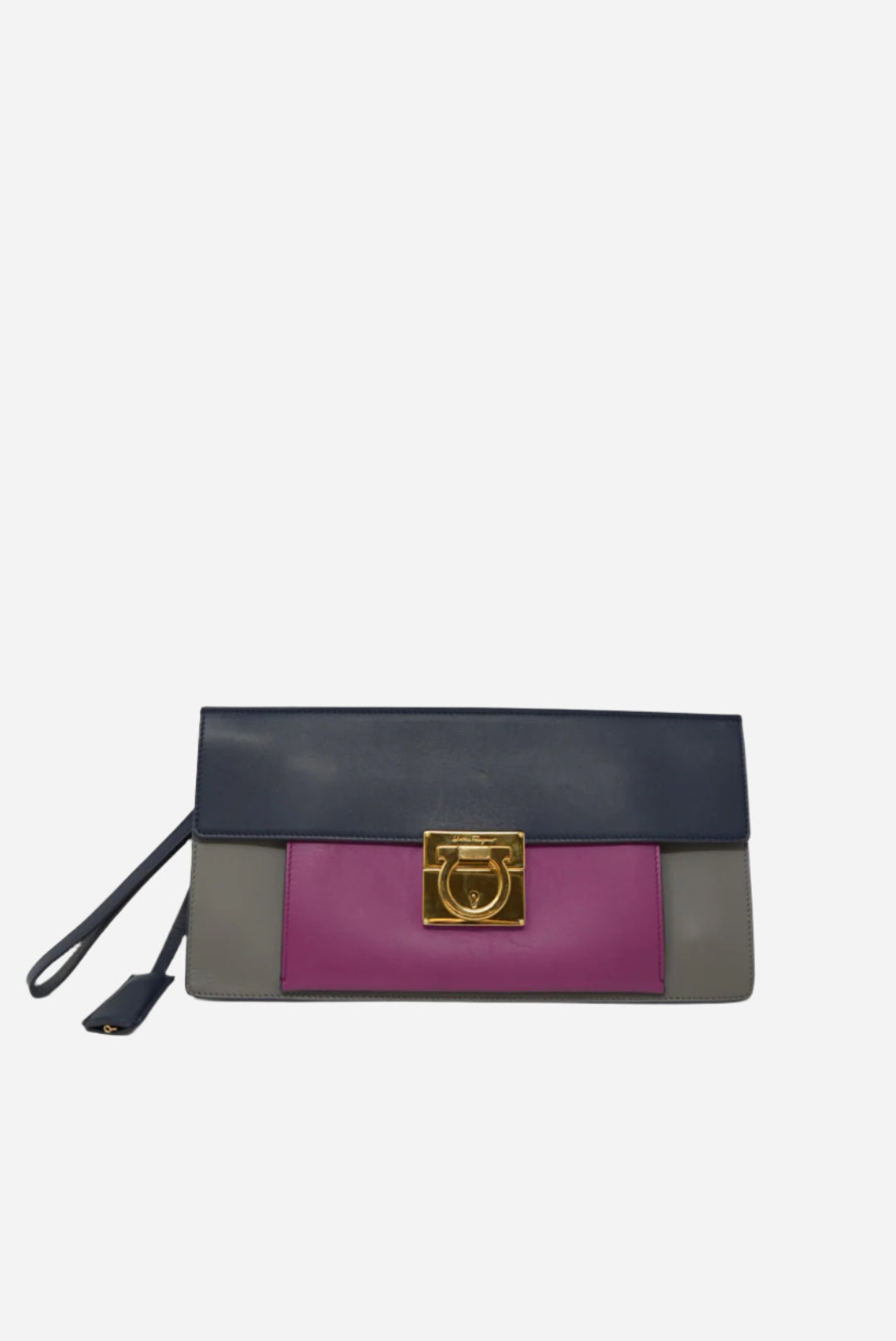 Ferragamo Multi-Color Leather Pouch
