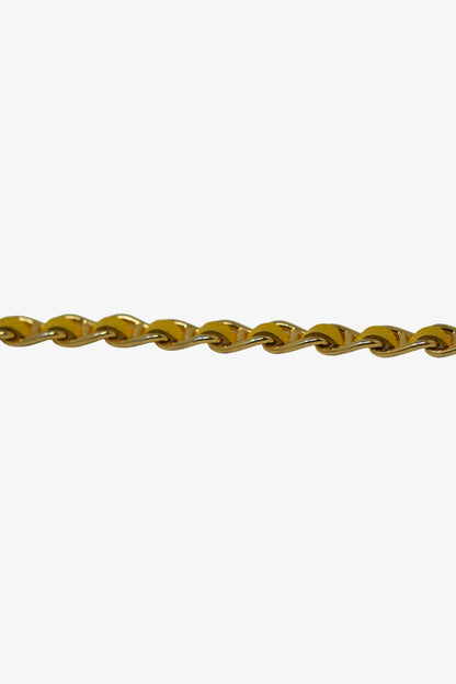 Prada Calfskin Wallet On Chain Yellow