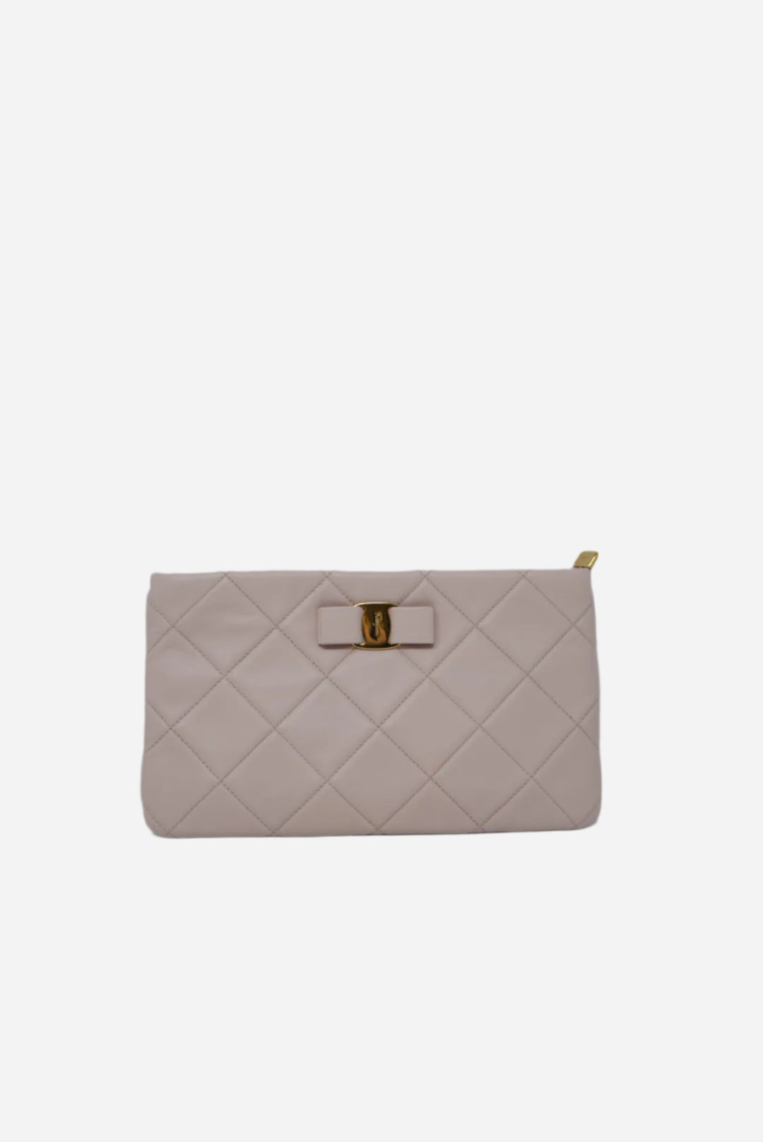 Ferragamo Pink Lambskin Pouch
